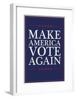 Make America VOTE Again - Navy-null-Framed Poster