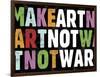 Make Art Not War-Erin Clark-Framed Giclee Print