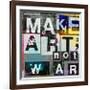 Make Art, Not War-Sven Pfrommer-Framed Premium Giclee Print