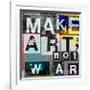 Make Art, Not War-Sven Pfrommer-Framed Premium Giclee Print