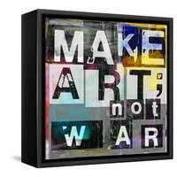 Make Art, Not War-Sven Pfrommer-Framed Stretched Canvas