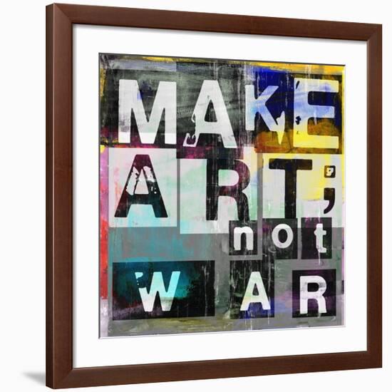 Make Art, Not War-Sven Pfrommer-Framed Art Print