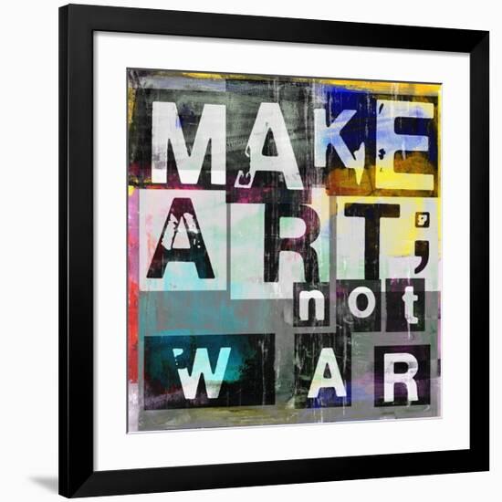 Make Art, Not War-Sven Pfrommer-Framed Art Print