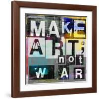 Make Art, Not War-Sven Pfrommer-Framed Art Print