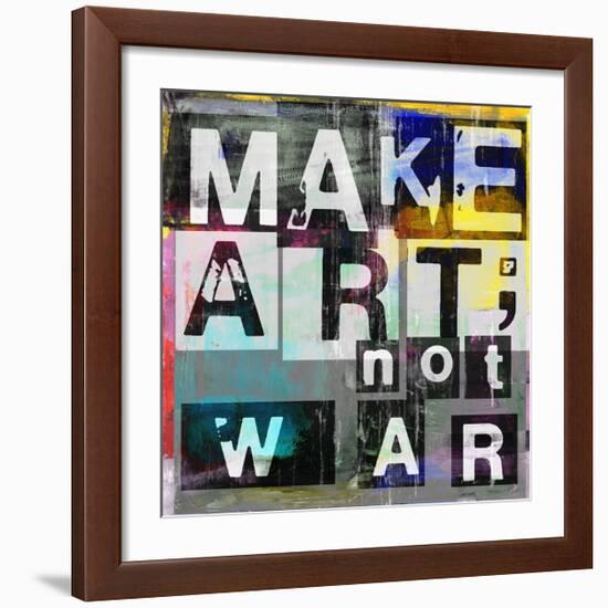 Make Art, Not War-Sven Pfrommer-Framed Art Print