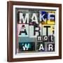 Make Art, Not War-Sven Pfrommer-Framed Art Print