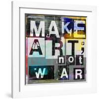 Make Art, Not War-Sven Pfrommer-Framed Art Print