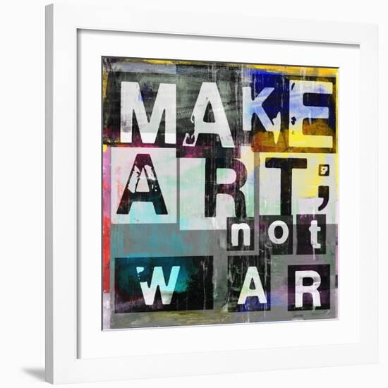 Make Art, Not War-Sven Pfrommer-Framed Art Print