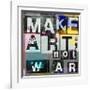 Make Art, Not War-Sven Pfrommer-Framed Art Print