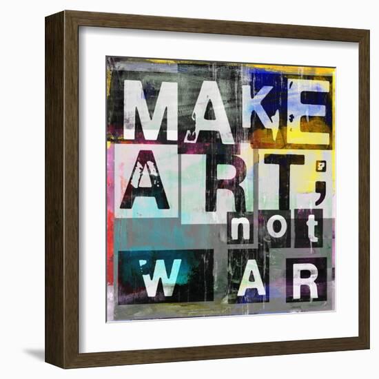 Make Art, Not War-Sven Pfrommer-Framed Art Print