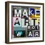 Make Art, Not War-Sven Pfrommer-Framed Art Print