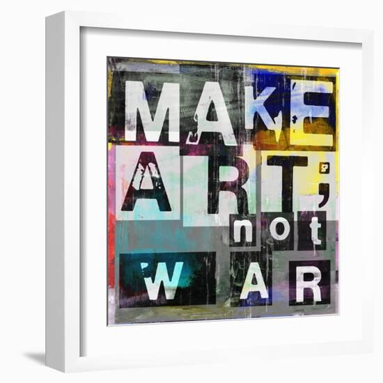 Make Art, Not War-Sven Pfrommer-Framed Art Print