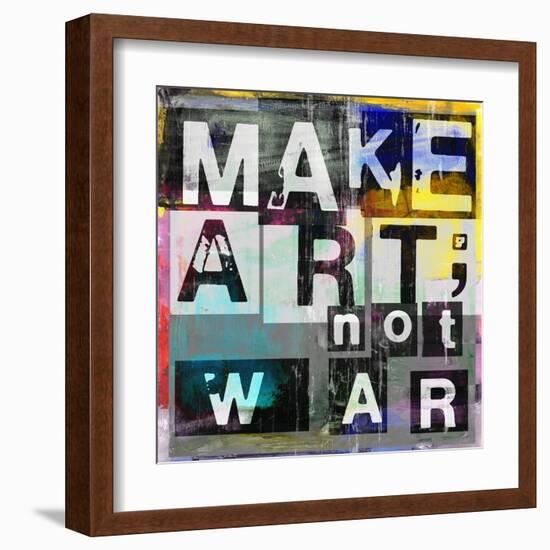 Make Art, Not War-Sven Pfrommer-Framed Art Print