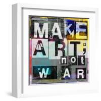 Make Art, Not War-Sven Pfrommer-Framed Art Print