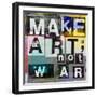 Make Art, Not War-Sven Pfrommer-Framed Art Print