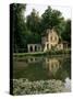 Make-Believe Mill in Marie Antoinette's Hameau, Petit Trianon, Versailles, Ile De France-Nedra Westwater-Stretched Canvas