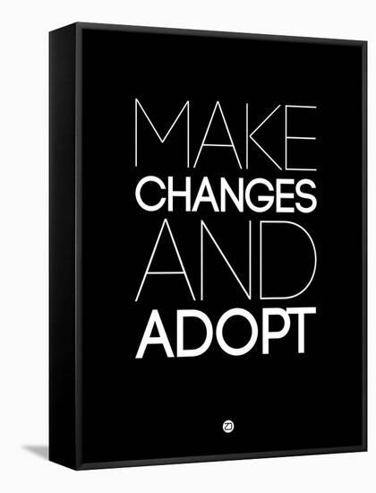 Make Changes and Adopt 1-NaxArt-Framed Stretched Canvas