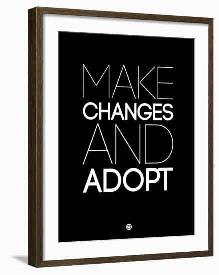 Make Changes and Adopt 1-NaxArt-Framed Art Print