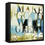 Make Good with Green-Kc Haxton-Framed Stretched Canvas