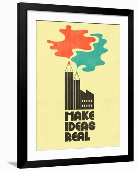 Make Ideas Real-Dale Edwin Murray-Framed Giclee Print