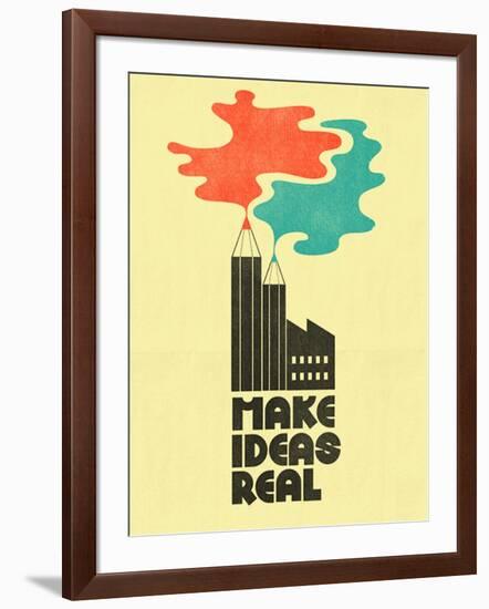 Make Ideas Real-Dale Edwin Murray-Framed Giclee Print