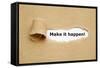 Make it Happen Torn Paper-Ivelin Radkov-Framed Stretched Canvas