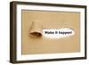 Make it Happen Torn Paper-Ivelin Radkov-Framed Photographic Print