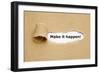 Make it Happen Torn Paper-Ivelin Radkov-Framed Photographic Print