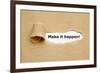 Make it Happen Torn Paper-Ivelin Radkov-Framed Photographic Print