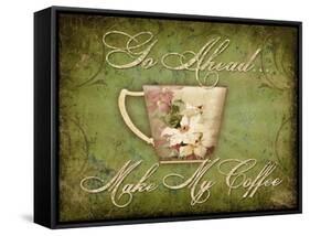 Make My Coffee-Kate Ward Thacker-Framed Stretched Canvas