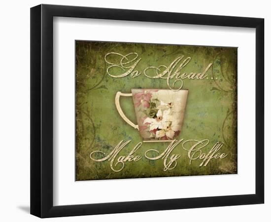 Make My Coffee-Kate Ward Thacker-Framed Giclee Print