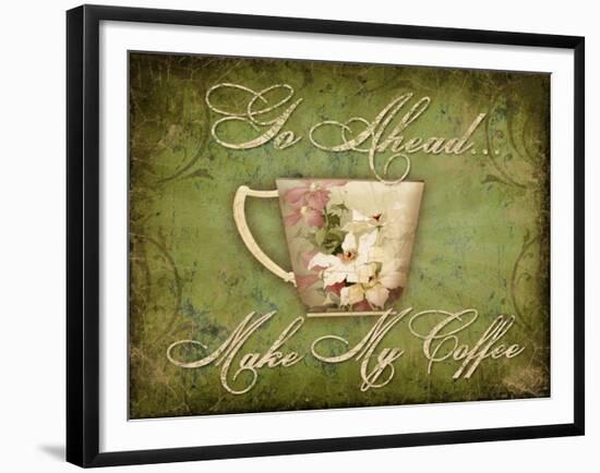 Make My Coffee-Kate Ward Thacker-Framed Giclee Print