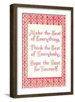 Make the Best of It-null-Framed Art Print