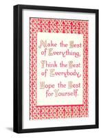 Make the Best of It-null-Framed Art Print