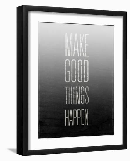 Make Things Happen-null-Framed Art Print