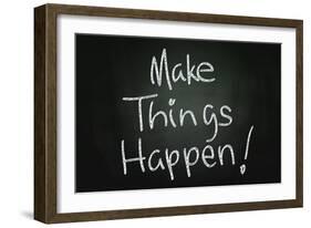 Make Things Happen-airdone-Framed Art Print