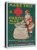 Make This a Red Cross Christmas Poster-null-Stretched Canvas