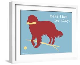 Make Time For Play-Dog is Good-Framed Art Print