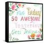 Make Today Awesome-Ling's Workshop-Framed Stretched Canvas