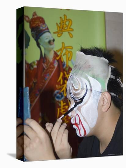 Make-Up Preparations, Taipei Eye, Chinese Theatre, Cultural Dance Performance, Taipei City, Taiwan-Christian Kober-Stretched Canvas