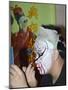 Make-Up Preparations, Taipei Eye, Chinese Theatre, Cultural Dance Performance, Taipei City, Taiwan-Christian Kober-Mounted Photographic Print