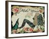 Make Waves Mermaid-sylvia pimental-Framed Art Print