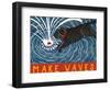 Make Waves Wbanner-Stephen Huneck-Framed Giclee Print