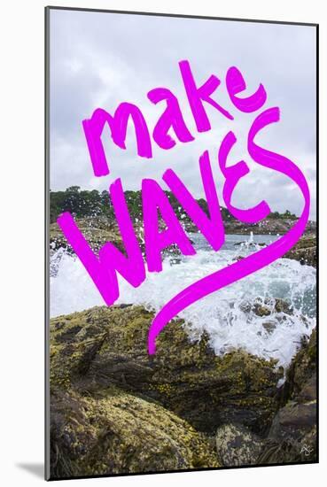 Make waves-Kimberly Glover-Mounted Premium Giclee Print