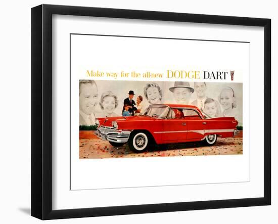 Make Way - All-New Dodge Dart-null-Framed Art Print