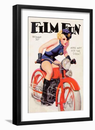 Make Way For The Siren!-Enoch Bolles-Framed Art Print