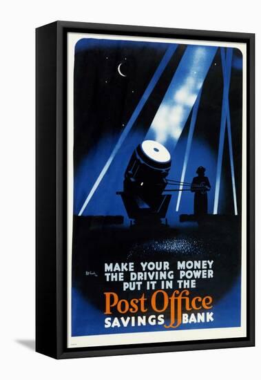 Make Your Money the Driving Power, Put it in the Post Office Savings Bank-Pat Keely-Framed Stretched Canvas