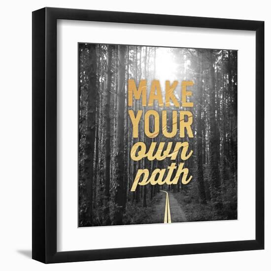 Make Your Own Path-OnRei-Framed Art Print