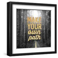 Make Your Own Path-OnRei-Framed Art Print