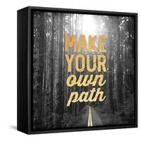 Make Your Own Path-OnRei-Framed Stretched Canvas